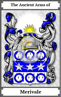 Merivale Family Crest Download (JPG) Book Plated - 600 DPI