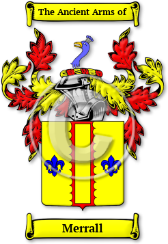 Merrall Family Crest Download (jpg) Legacy Series - 150 DPI