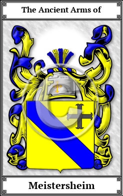 Meistersheim Family Crest Download (JPG)  Book Plated - 150 DPI