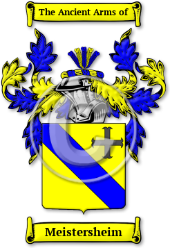 Meistersheim Family Crest Download (jpg) Legacy Series - 150 DPI