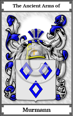 Murmann Family Crest Download (JPG)  Book Plated - 150 DPI