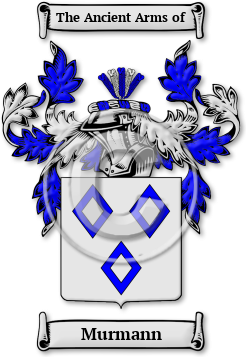 Murmann Family Crest Download (jpg) Legacy Series - 150 DPI