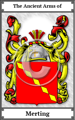 Merting Family Crest Download (JPG) Book Plated - 600 DPI