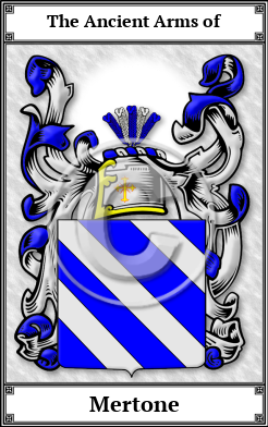 Mertone Family Crest Download (JPG)  Book Plated - 150 DPI