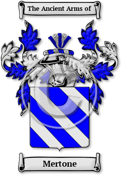 Mertone Family Crest Download (jpg) Legacy Series - 150 DPI