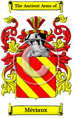 Mériaux Family Crest Download (JPG) Heritage Series - 300 DPI