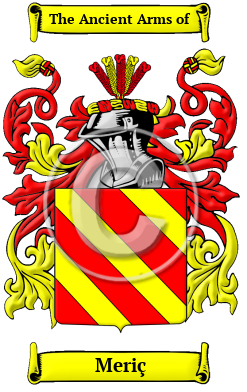 Meriç Family Crest Download (JPG) Heritage Series - 300 DPI