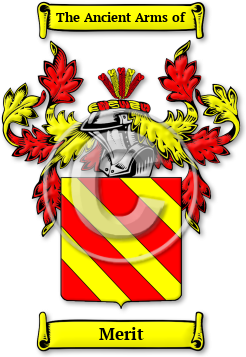 Merit Family Crest Download (jpg) Legacy Series - 150 DPI