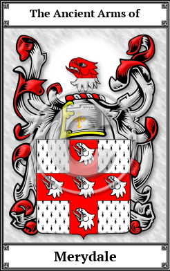 Merydale Family Crest Download (JPG) Book Plated - 600 DPI
