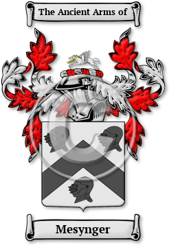 Mesynger Family Crest Download (jpg) Legacy Series - 150 DPI