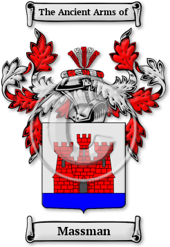 Massman Family Crest Download (jpg) Legacy Series - 150 DPI