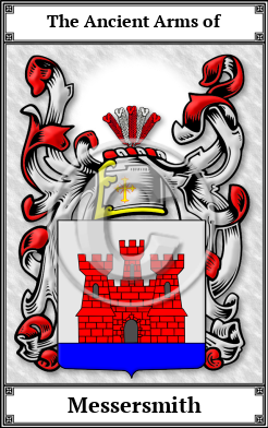 Messersmith Family Crest Download (JPG) Book Plated - 600 DPI