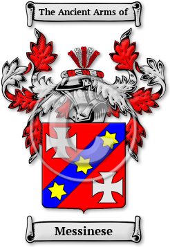Messinese Family Crest Download (jpg) Legacy Series - 150 DPI