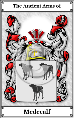 Medecalf Family Crest Download (JPG)  Book Plated - 150 DPI