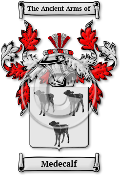 Medecalf Family Crest Download (jpg) Legacy Series - 150 DPI