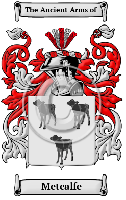 Metcalfe Family Crest Download (JPG) Heritage Series - 600 DPI