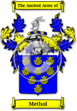 Methol Family Crest Download (JPG) Legacy Series - 300 DPI