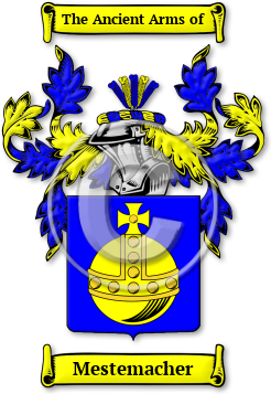 Mestemacher Family Crest Download (jpg) Legacy Series - 150 DPI