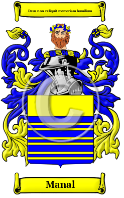 Manal Family Crest Download (jpg) Heritage Series - 150 DPI