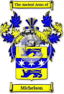 Michelson Family Crest Download (jpg) Legacy Series - 150 DPI