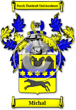 Michal Family Crest Download (jpg) Legacy Series - 150 DPI