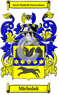 Michalak Family Crest Download (JPG) Heritage Series - 600 DPI