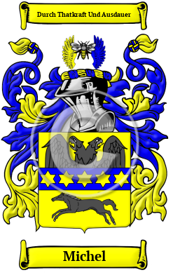 Michel Family Crest Download (JPG) Heritage Series - 600 DPI