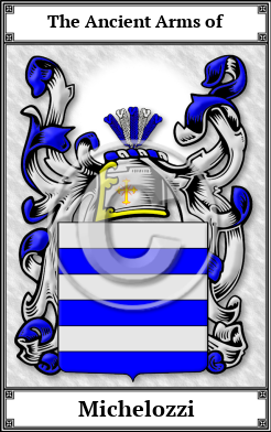 Michelozzi Family Crest Download (JPG)  Book Plated - 150 DPI