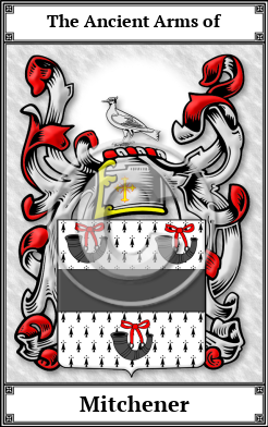 Mitchener Family Crest Download (JPG)  Book Plated - 150 DPI