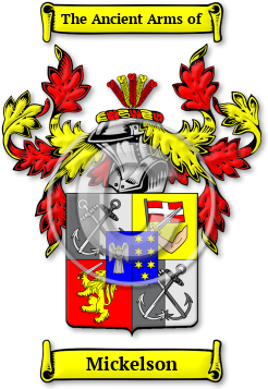 Mickelson Family Crest Download (jpg) Legacy Series - 150 DPI