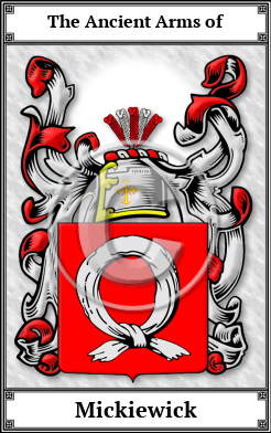 Mickiewick Family Crest Download (JPG)  Book Plated - 150 DPI