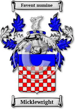 Micklewright Family Crest Download (JPG) Legacy Series - 600 DPI
