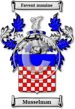 Musselman Family Crest Download (JPG) Legacy Series - 600 DPI