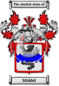 Middel Family Crest Download (jpg) Legacy Series - 150 DPI