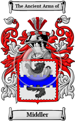Middler Family Crest/Coat of Arms