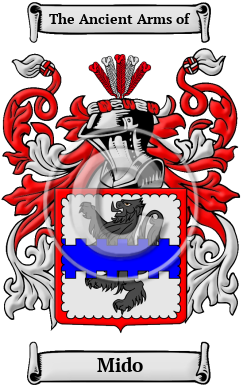 Mido Family Crest Download (JPG) Heritage Series - 600 DPI