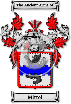 Mittel Family Crest Download (jpg) Legacy Series - 150 DPI