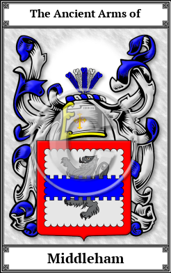 Middleham Family Crest Download (JPG)  Book Plated - 150 DPI