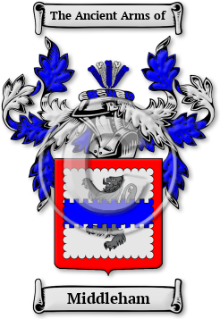 Middleham Family Crest Download (jpg) Legacy Series - 150 DPI