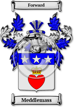 Meddlemass Family Crest Download (jpg) Legacy Series - 150 DPI