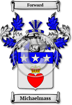 Michaelmass Family Crest Download (jpg) Legacy Series - 150 DPI