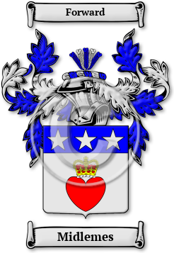 Midlemes Family Crest Download (jpg) Legacy Series - 150 DPI