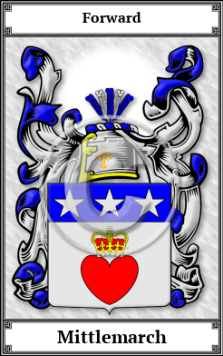 Mittlemarch Family Crest Download (JPG) Book Plated - 600 DPI