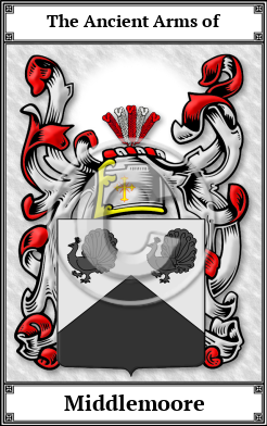 Middlemoore Family Crest Download (JPG)  Book Plated - 150 DPI