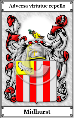 Midhurst Family Crest Download (JPG)  Book Plated - 150 DPI