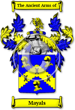 Mayals Family Crest Download (jpg) Legacy Series - 150 DPI