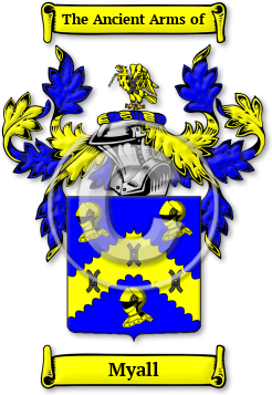 Myall Family Crest Download (jpg) Legacy Series - 150 DPI