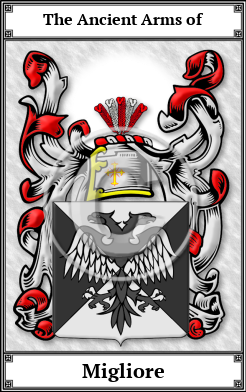 Migliore Family Crest Download (JPG)  Book Plated - 150 DPI