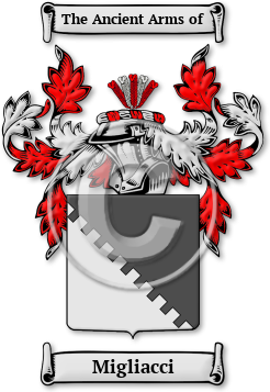 Migliacci Family Crest Download (JPG) Legacy Series - 600 DPI
