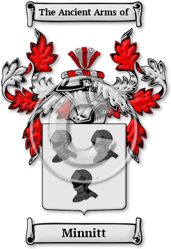 Minnitt Family Crest Download (jpg) Legacy Series - 150 DPI